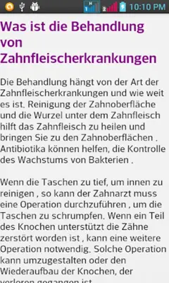 Krankheit Worterbuch android App screenshot 1