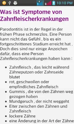 Krankheit Worterbuch android App screenshot 2